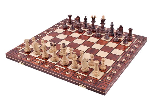 Consul luxe houten schaakspel CHW3 BROWN