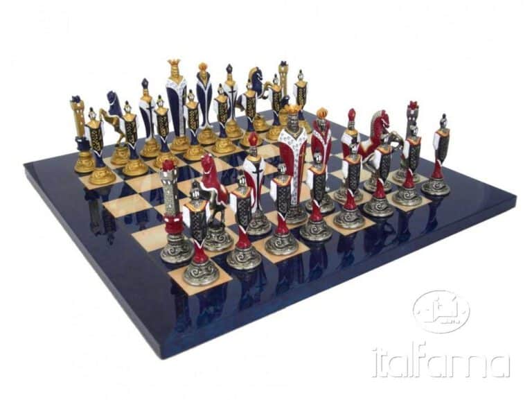 Radicaln Marmeren Schaakset 30,5 cm Wit en Groen Onyx