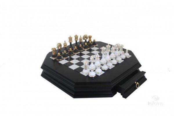 Luxe Schaakset N°214 - schaakbord met stukken