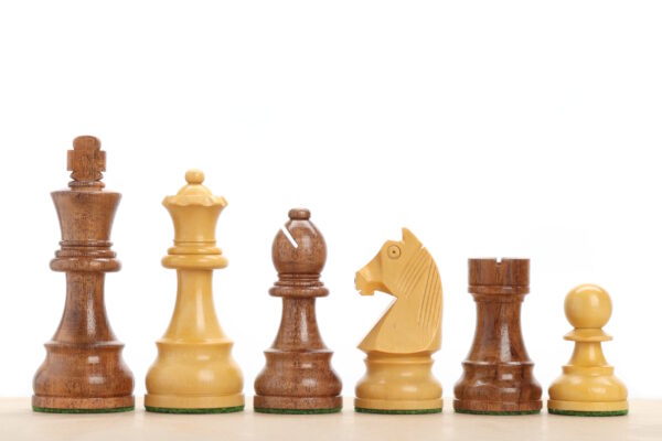 DGT Timeless houten schaakstukken verzwaard (dubbele koningin)