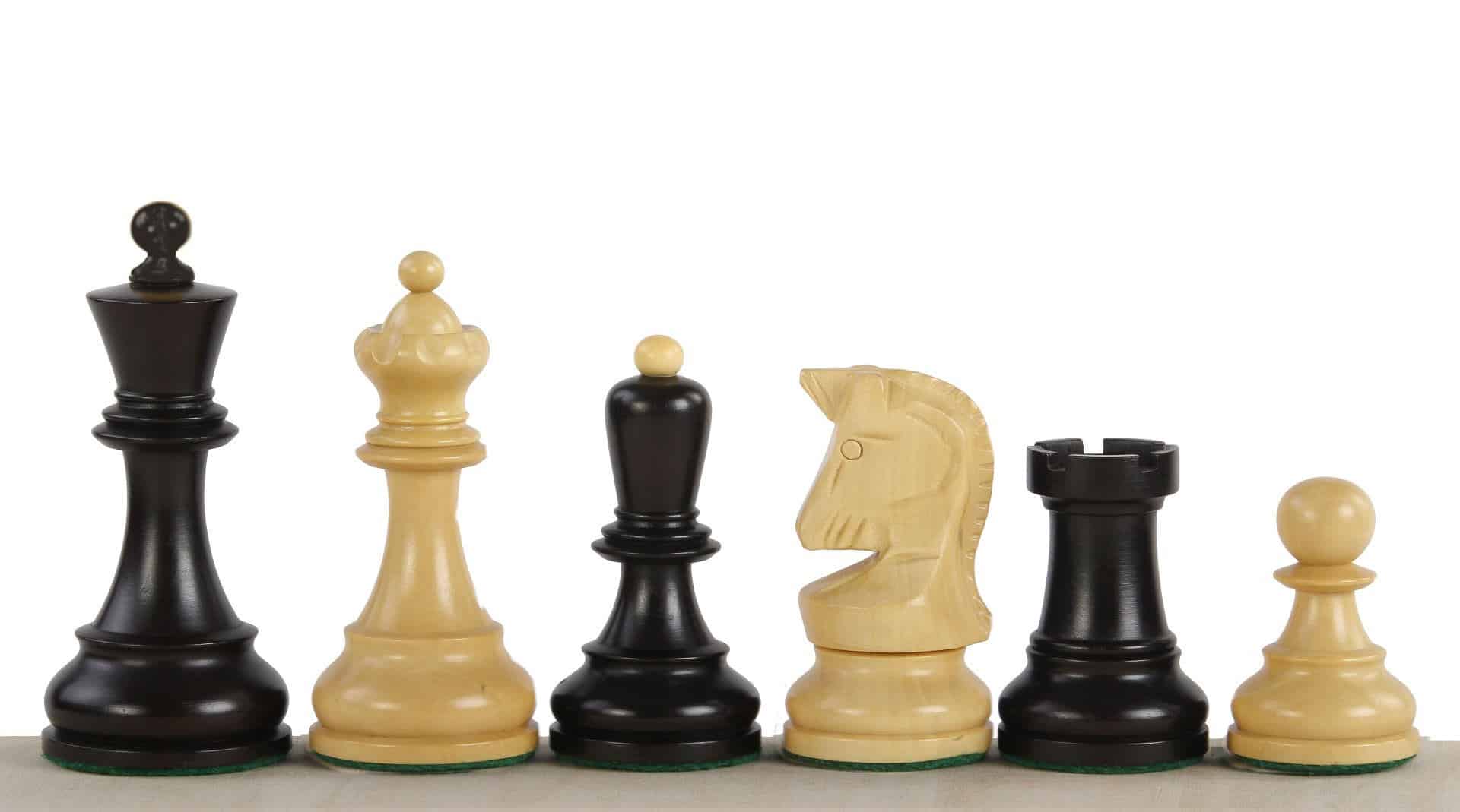 Atlantic Classic Chess Pieces Staunton Sheesham Boxwood 7.5cm