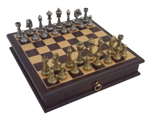 Luxe schaakset N°039 - Staunton Set - 70M+333W