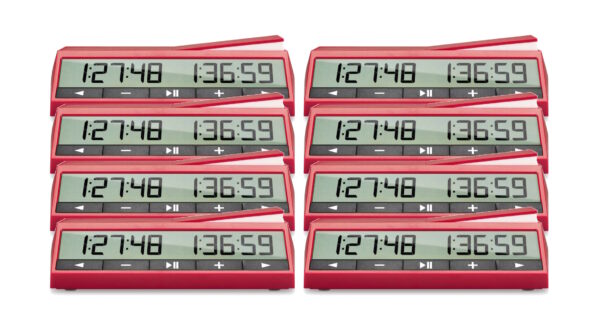Set van 8 x DGT 2500 schaakklok